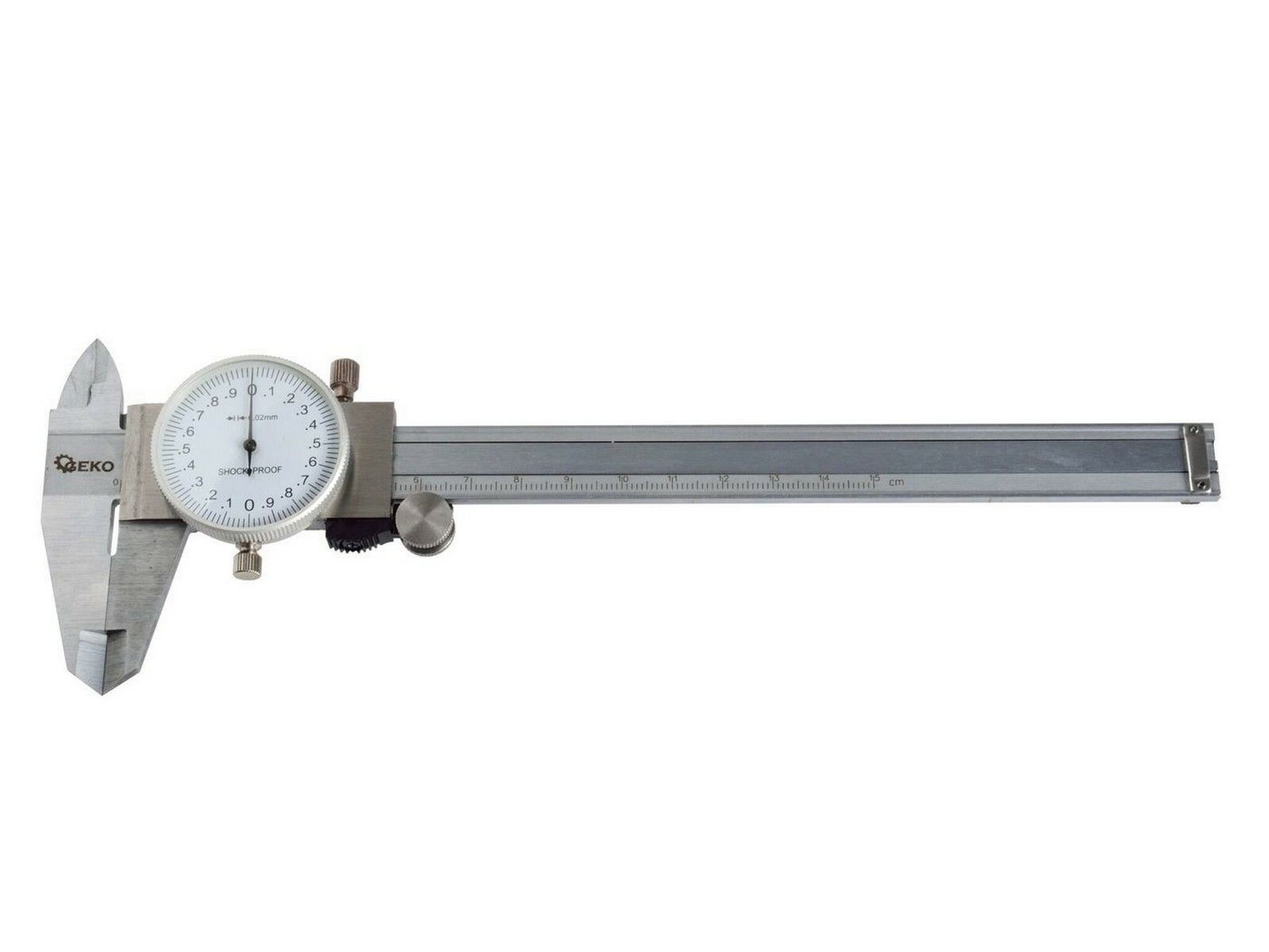 Měřítko posuvné kovové, 0-150mm x 0,02, s ciferníkem GEKO GEKO nářadí G01492