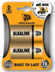 SUPER alkalická baterie D/LR20, blistr 2 ks JCB JCB-LR20-2B