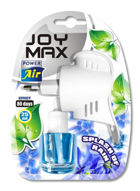 Dekorativní kapalinový osvěžovač vzduchu JOY MAX Splash of Rain POWER AIR JM-55