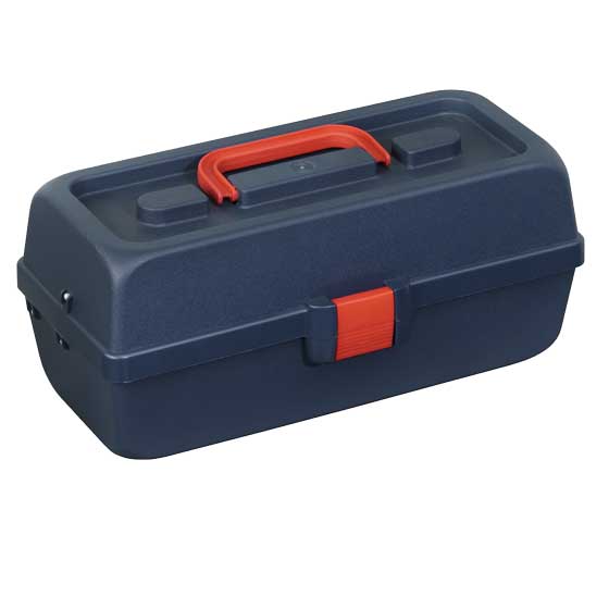 Plastový kufřík na nářadí se 2 přihrádkami, vnější rozměry 335x153x148mm MAGG PP118