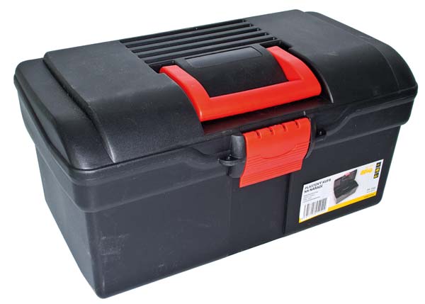 Plastový kufr na nářadí, 394x215x195 mm, s 1 přihrádkou MAGG PROFI PP164