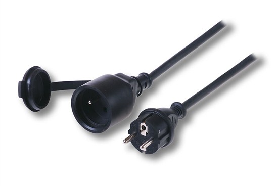 Prodlužovací kabel venkovní, 20m - černý Solight PS32 + Dárek, servis bez starostí v hodnotě 300Kč