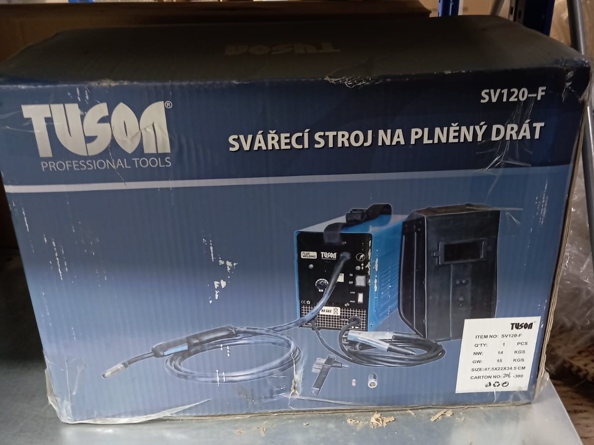 TUSON - Svářecí stroj na plněný drát SV120-F + drát 1099 II. jakost TUSON SV120-F-AK A