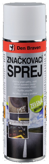 Značkovací sprej 500ml - reflexní zelená DEN BRAVEN TP00004