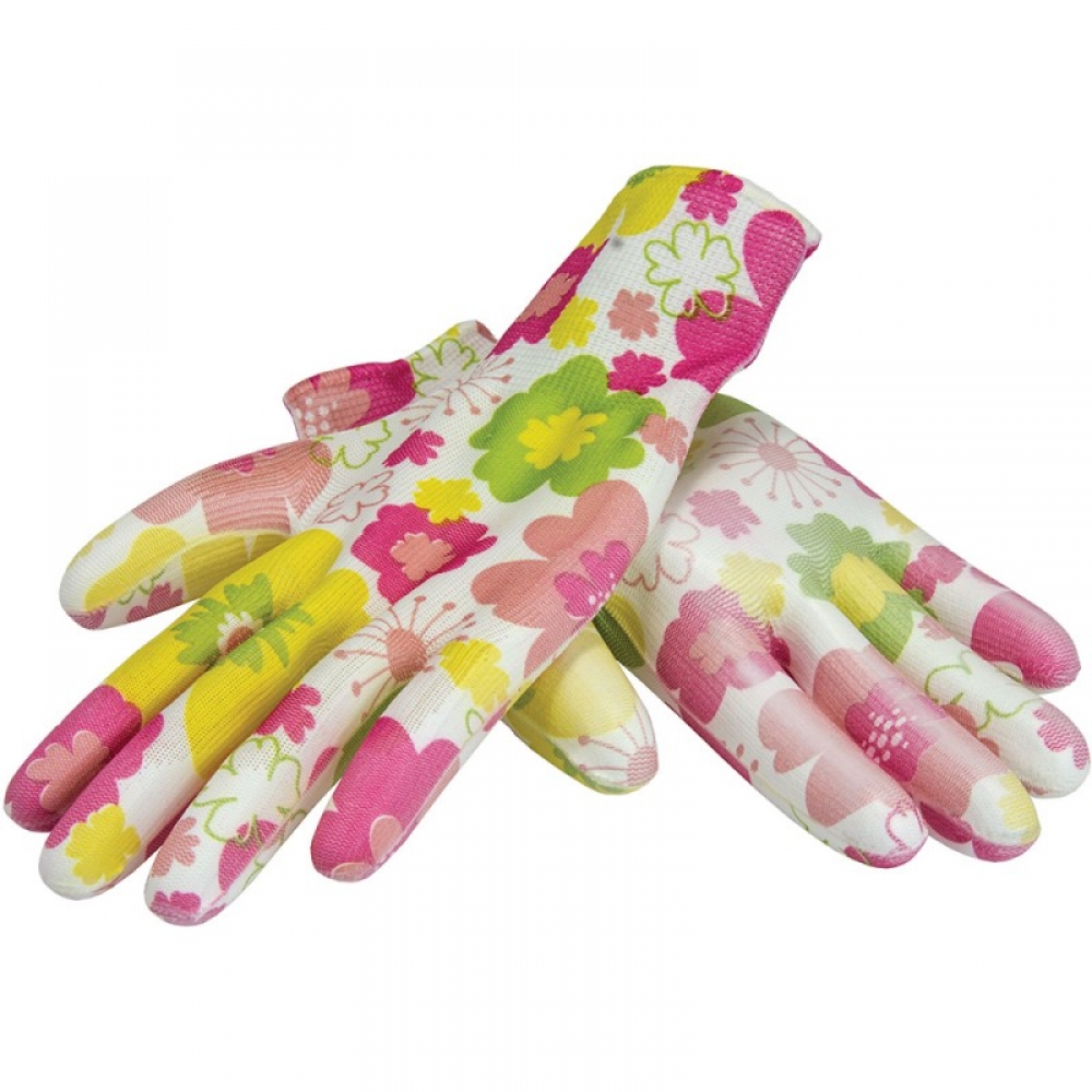 Pružné dámské rukavice na zahradu, vel. 7 DEDRA BH1008R07