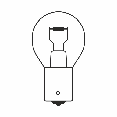 Žárovka 12V P21W 21W Ba15s box Compass 08443