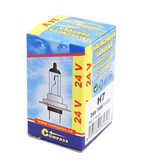 Žárovka 24V H7 70W PX26d box Compass 08462