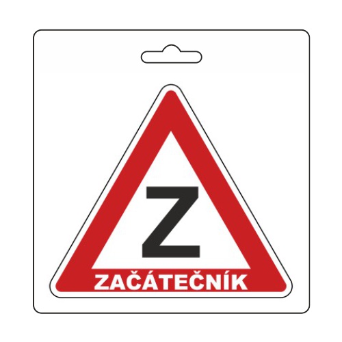 Samolepka ZAČÁTEČNÍK (105 x 120 mm) Compass 34491