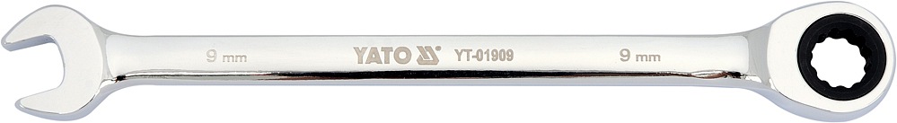 Klíč očkoplochý ráčnový 9 mm Yato YT-01909