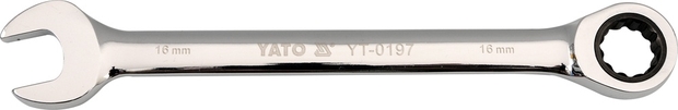 Klíč očkoplochý ráčnový 10 mm Yato YT-0191