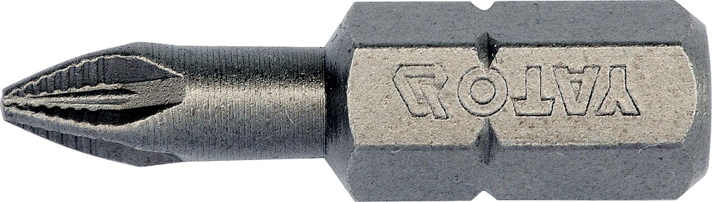 Bit křížový 1/4"PZ1 x 25 mm 10 ks Yato YT-04702