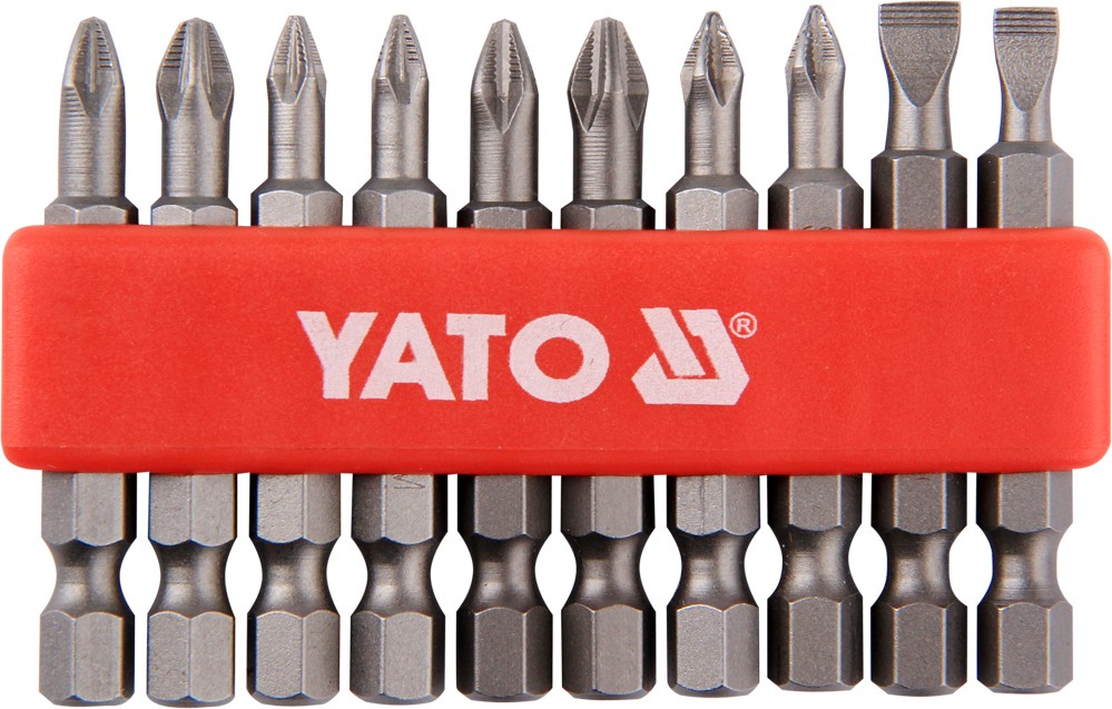Sada bitů 1/4"50 mm 10 ks Yato YT-0483