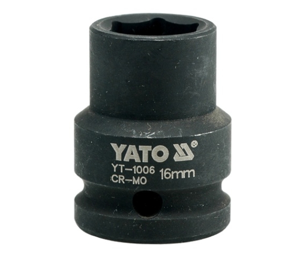 Nástavec 1/2"rázový šestihranný 16 mm CrMo Yato YT-1006