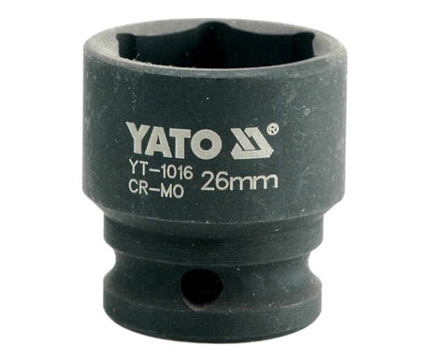 Nástavec 1/2"rázový šestihranný 26 mm CrMo Yato YT-1016