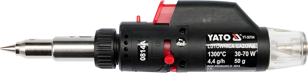 Pájka plynová 3v1, 30-70W,12ML Yato YT-36704