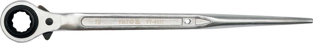 Ráčnový klíč průchozí 19x22 Yato YT-4937