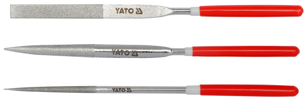Sada pilníků jehlových diamantových 4 x 160 mm 3 ks Yato YT-6150