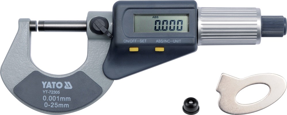Mikrometr digitální 0-25mm Yato YT-72305 + Dárek, servis bez starostí v hodnotě 300Kč