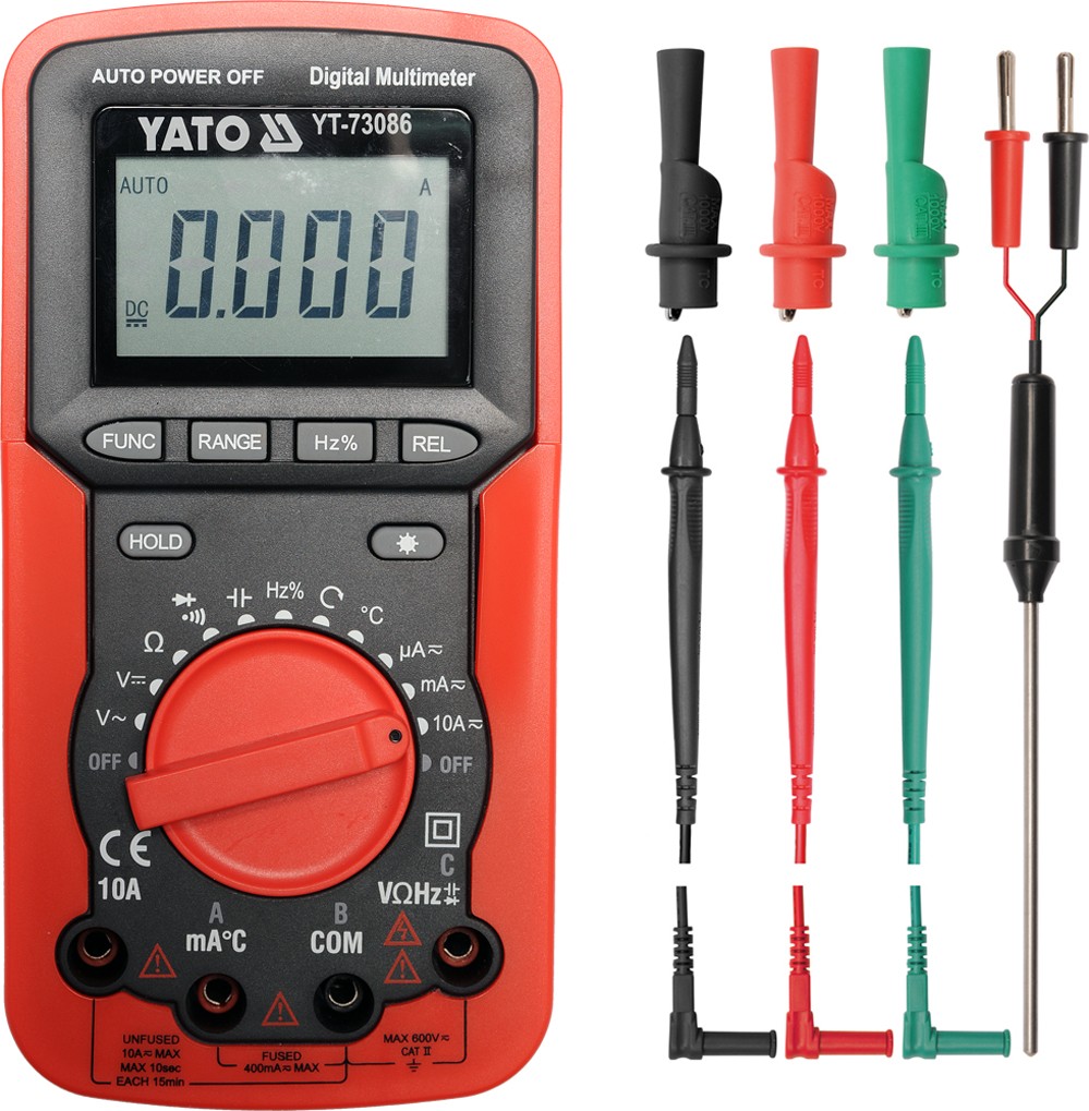 Multimetr digitální Yato YT-73086 + Dárek, servis bez starostí v hodnotě 300Kč