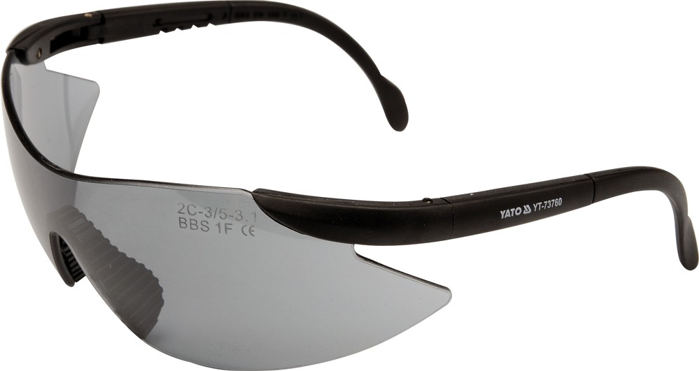 Ochranné brýle tmavé typ B532, EN 166:2001 F Yato YT-73760