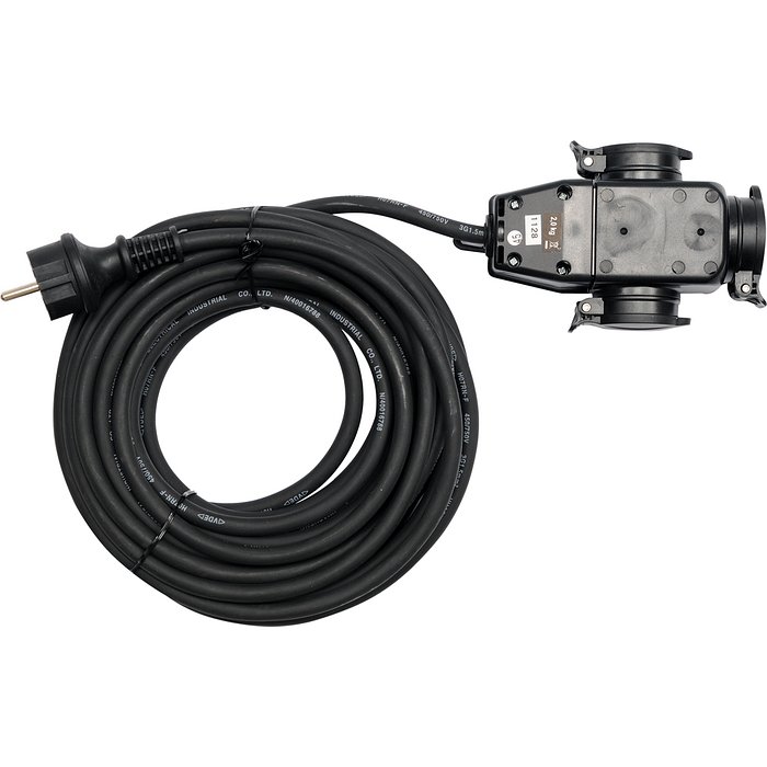 Prodlužovací kabel s gumovou izolací 10m -3zásuvky Yato YT-8116 + Dárek, servis bez starostí v hodnotě 300Kč