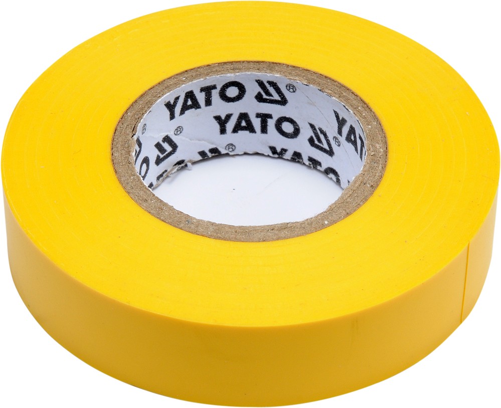 Izolační páska elektrikářská PVC 15mm / 20m žlutá Yato YT-81594
