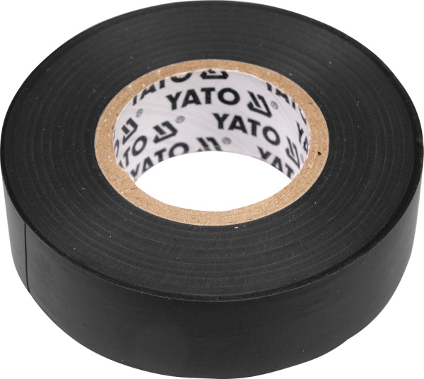 Páska izolační 19 x 0,13 mm x 20 m černá Yato YT-8165