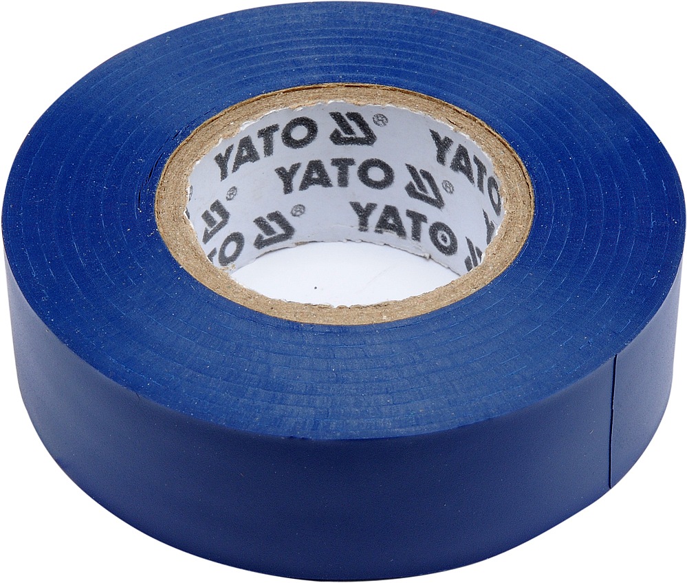 Izolační páska elektrikářská PVC 19mm / 20m modrá Yato YT-81651