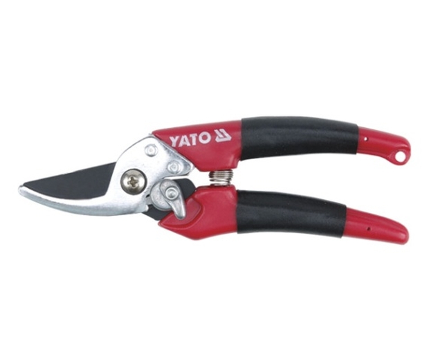 Nůžky zahradnické 180mm (průměr do 13mm) šikmý stříh Yato YT-8805