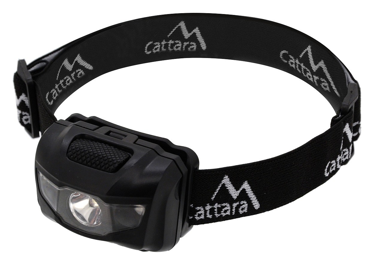 Čelovka LED 80lm černá Cattara 13120