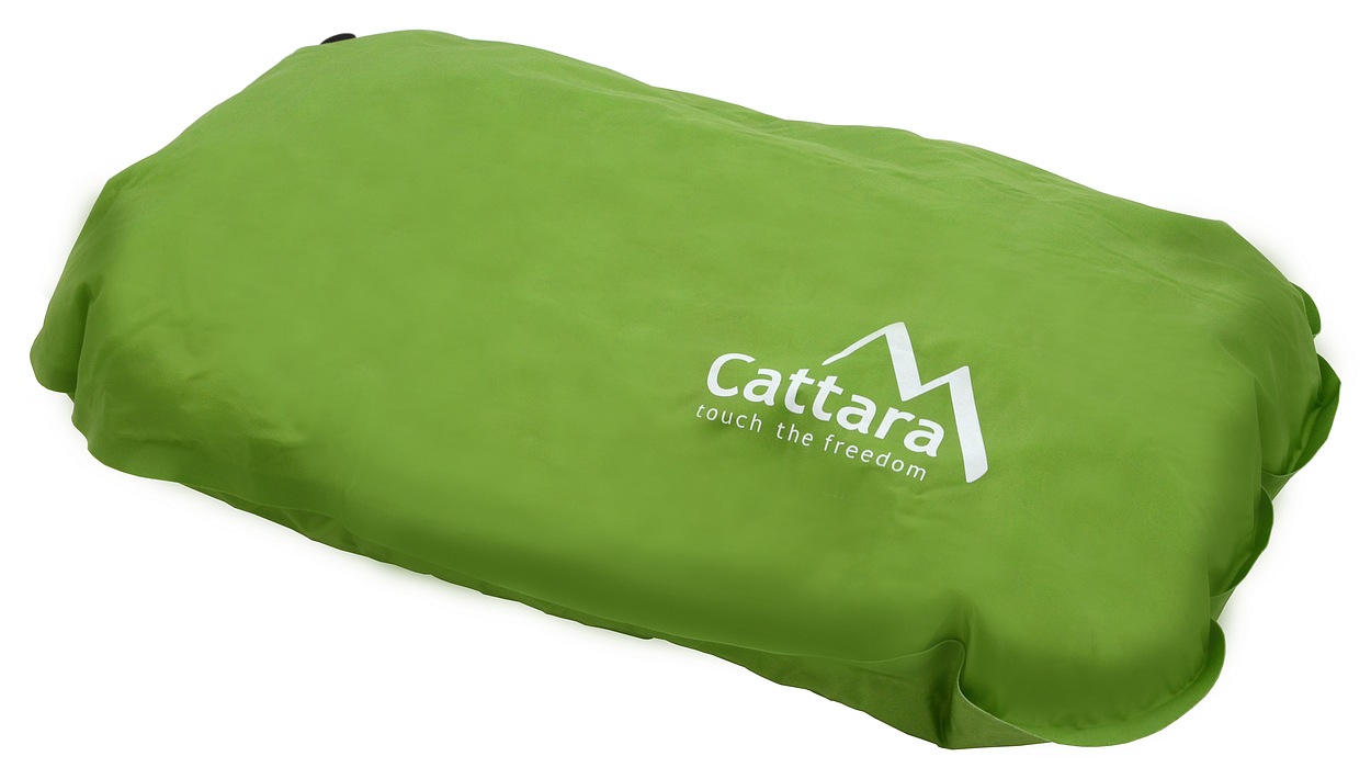 Polštář samonafukovací 50x30x13cm zelený Cattara 13320
