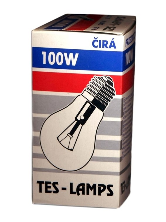 Žárovka průmysl E27 100W - čirá TES-LAMP s.r.o. E27100CIRA