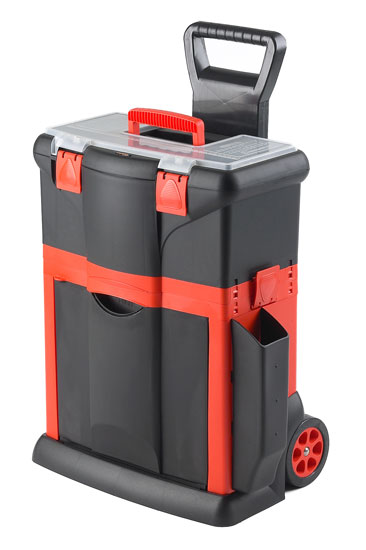 Plastový pojízdný kufr, tažná rukojeť 460x330x620mm TOOD TBR100 + Dárek, servis bez starostí v hodnotě 300Kč
