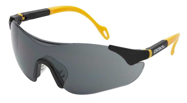 Ochranné brýle SAFETY COMFORT - tmavé GEBOL 730002