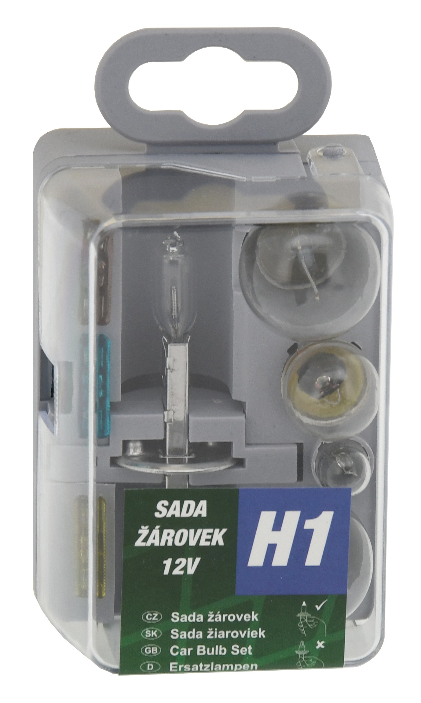 Žárovky servisní box univerzální H1 GREEN Compass 08532