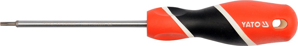 Šroubovák torx s otvorem T7 x 75 mm magnetický S2 Yato YT-25952