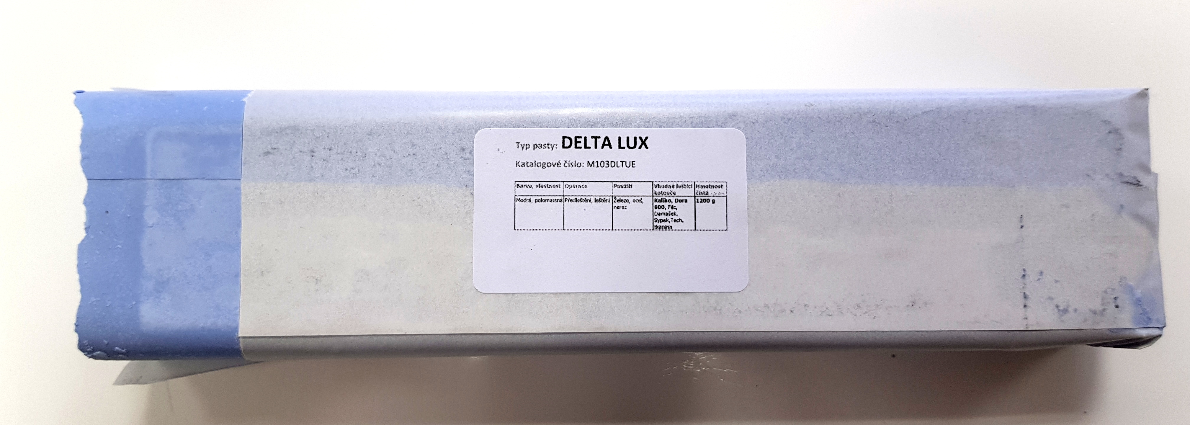 Tuhá pasta DELTA LUX na předleštění a leštění - 1.2kg MICRON M103DLTUE