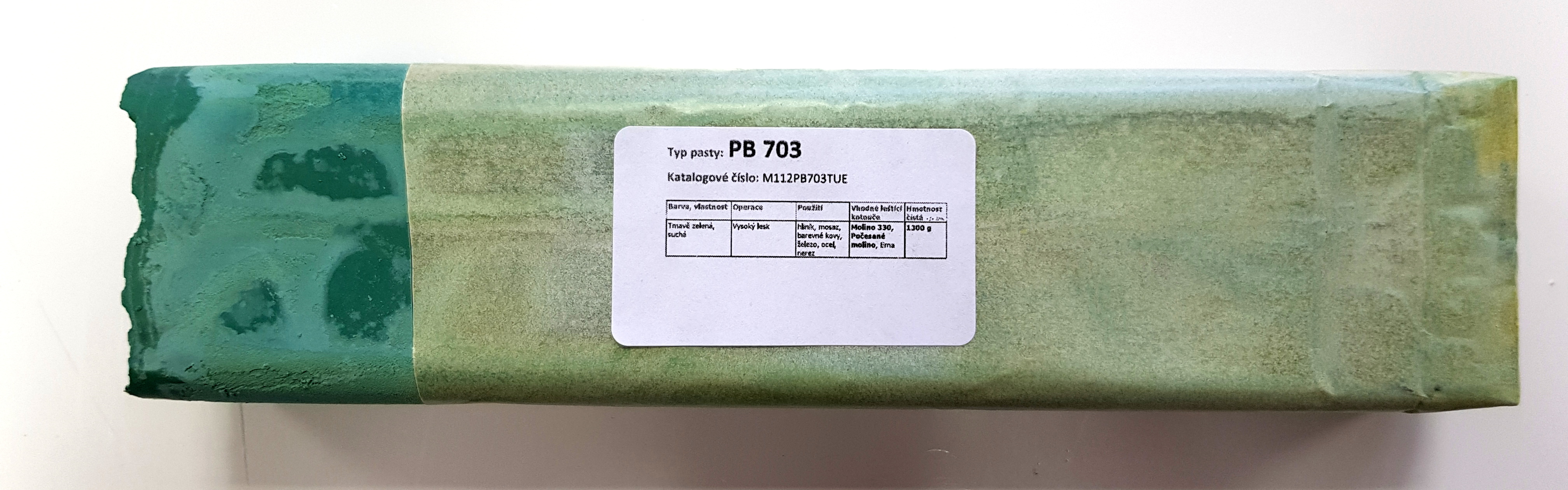 Tuhá pasta PB 703 na vysoký lesk - 1.3kg MICRON M112PB703TUE