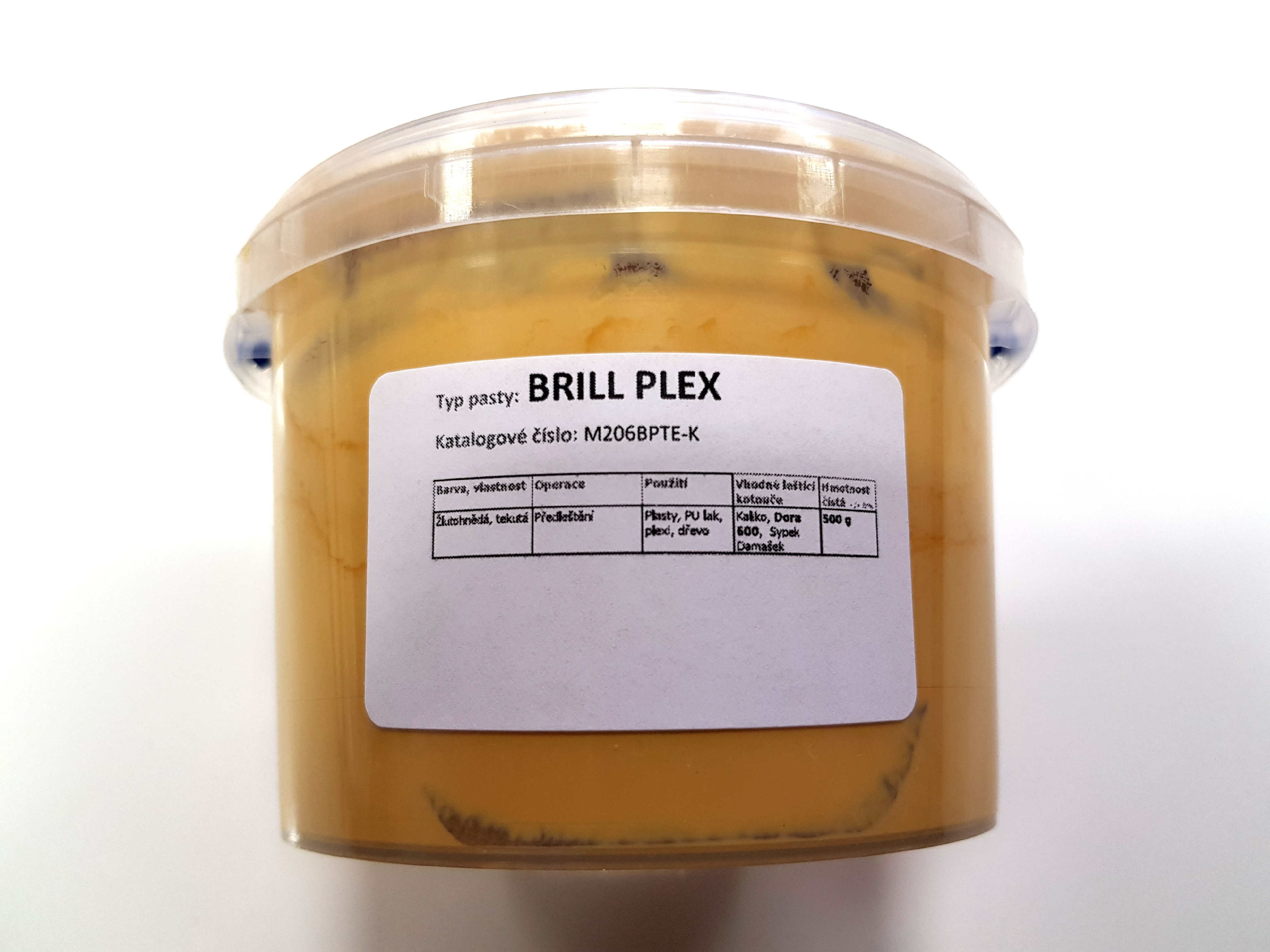 Tekutá pasta BRILL PLEX na předleštění - 0,5kg MICRON M206BPTE-K