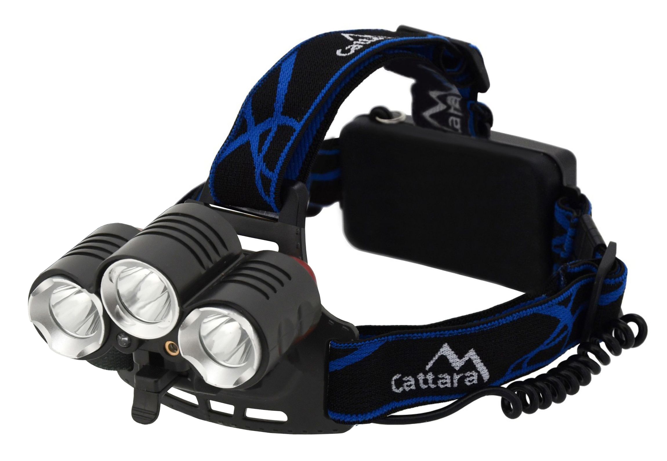 Čelovka LED 400lm (1x XM-L+2x XP-E) Cattara 13125