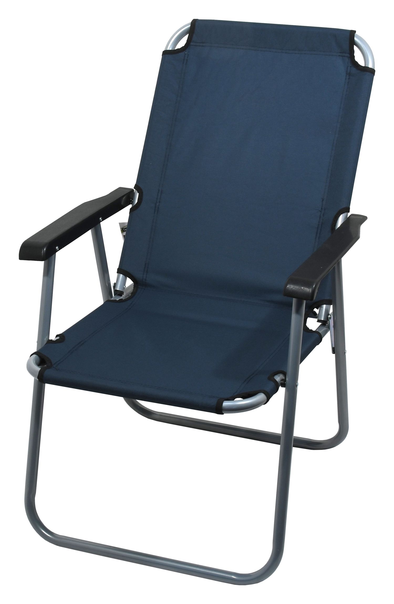 Židle kempingová skládací LYON tmavě modrá Cattara 13458
