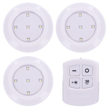 LED světélka s dálkovým ovládáním, 3x 50lm, časovač, Solight WL906