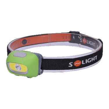 LED čelová svítilna, 3W Cree + 3W COB, 120lm, bílé + Solight WH24