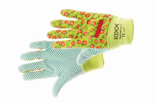 FAST FRUIT rukavice bavlněná s PVC terčíky zelená, velikost 8 CERVA GROUP a. s. FASTF08