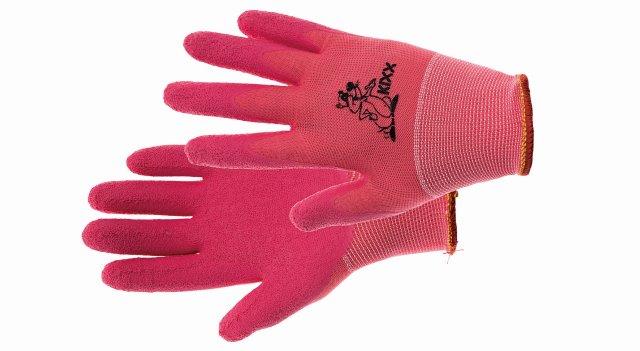 LOLLIPOP rukavice nylon. latex. růžová, velikost 4 CERVA GROUP a. s. LOLLIPOP04