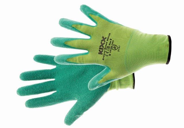 GROOVY GREEN rukavice nylon. latex. zelená, velikost 7 CERVA GROUP a. s. GROOVYG07