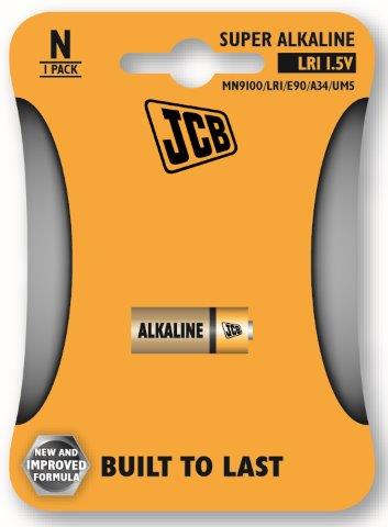 Alkalická baterie LR1, blistr 1 ks JCB JCB-LR01-1B