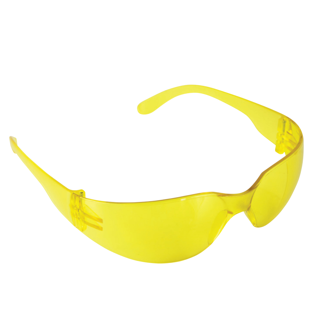 Ochranné brýle, polykarbonát, žluté DEDRA BH1054