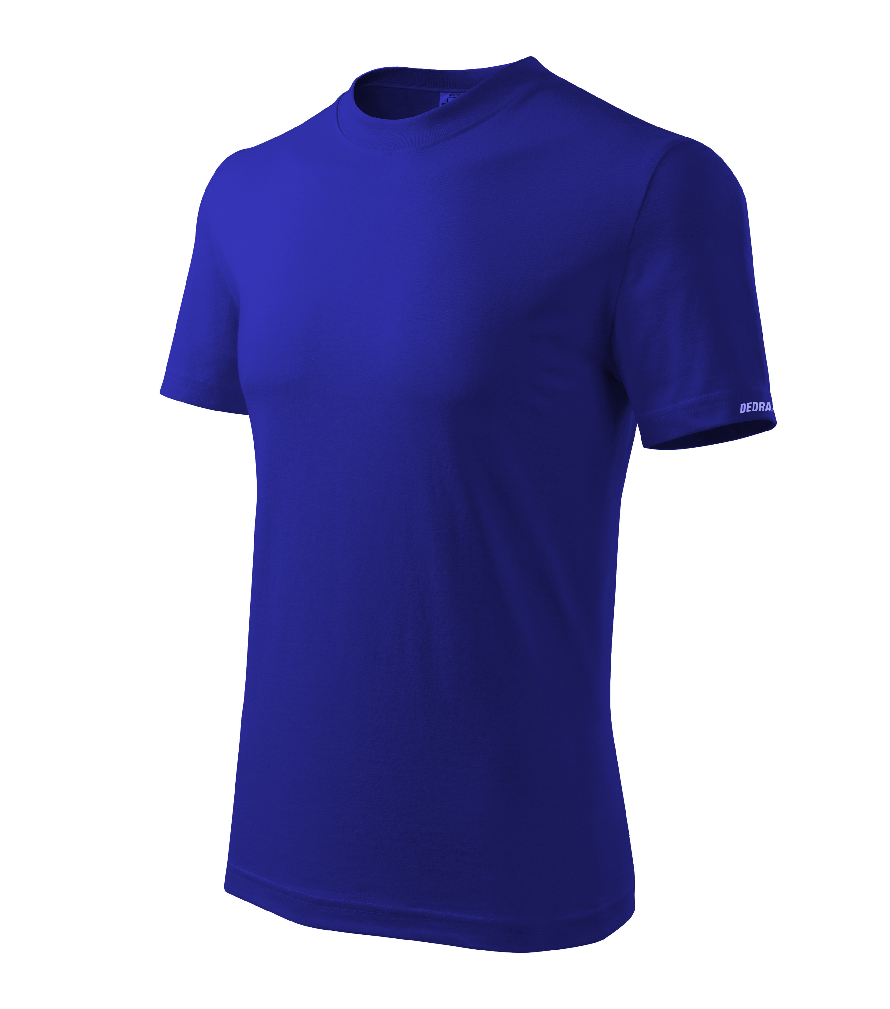 Tričko pánské XL, tmavě modré, 100 % bavlna DEDRA BH5TG-XL