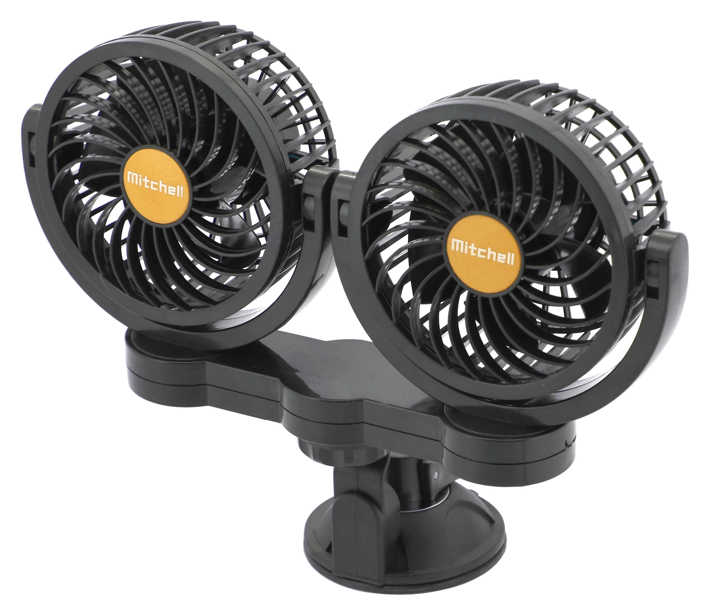 Ventilátor MITCHELL DUO 2x108mm 24V na přísavku Compass 07223